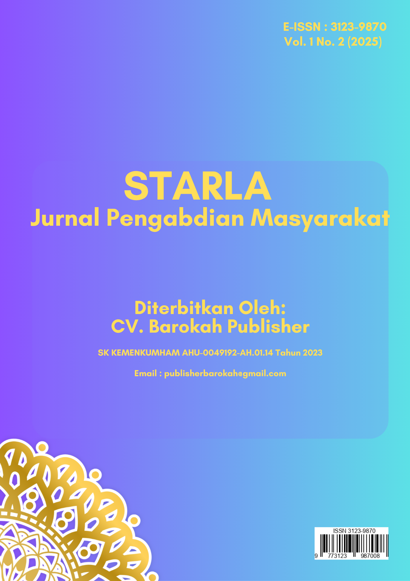 					Lihat Vol 1 No 2 (2025): Desember
				
